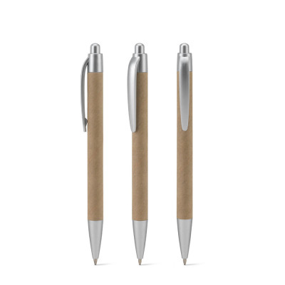 KYRA. Ballpoint pen made from 100 recycled paper and details in recycled ABS (100 rABS)